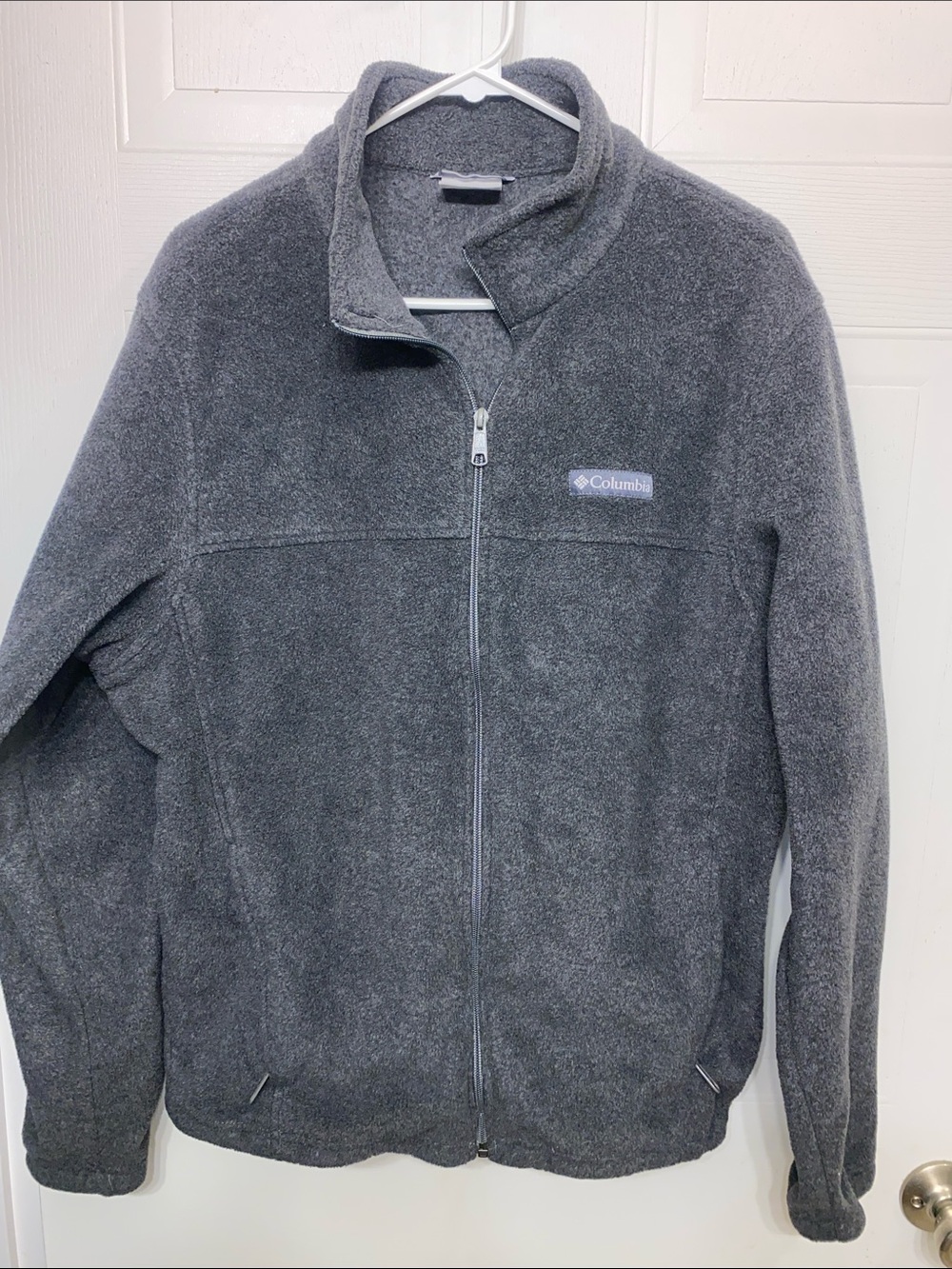 Columbia Charcoal Gray Full-Zip Fleece Jacket